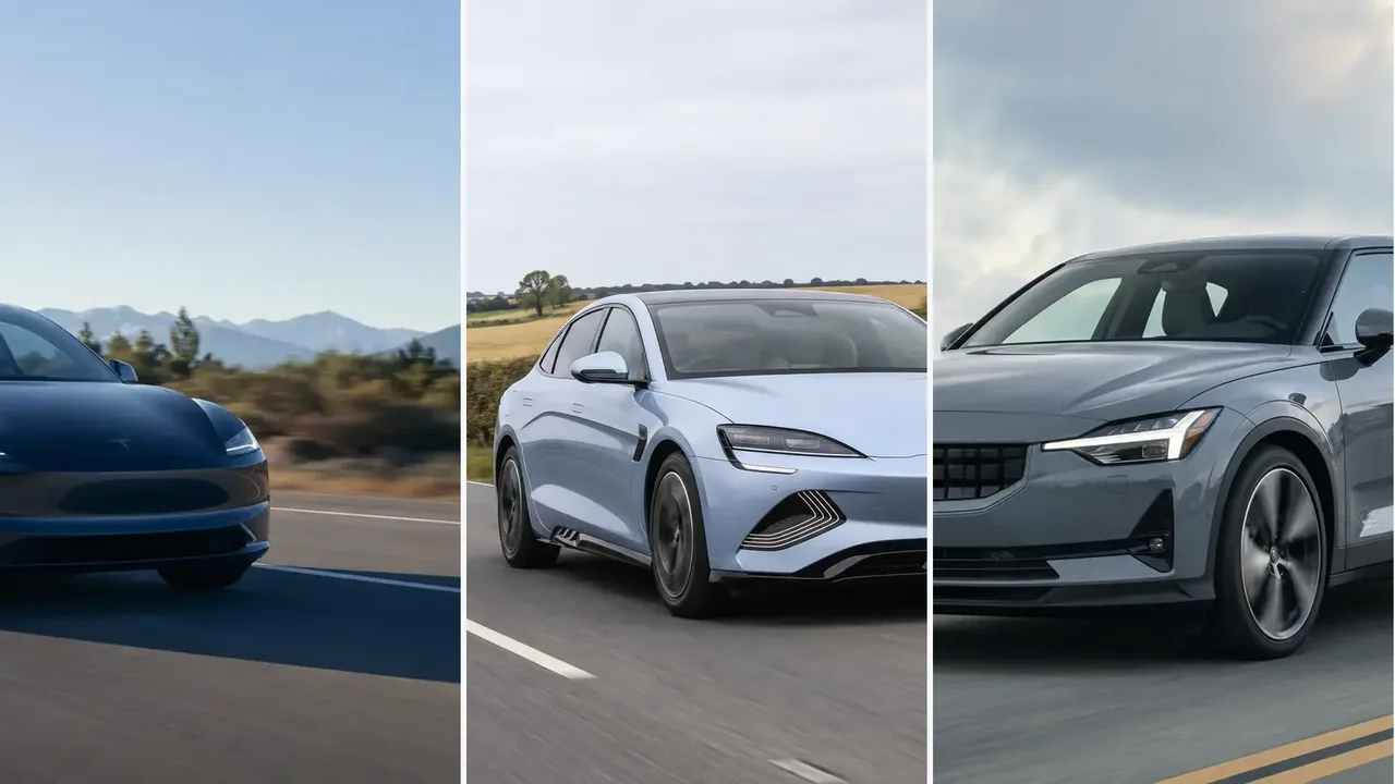 BYD Seal vs. Tesla Model 3 vs. Polestar 2: The £40K EV Saloon Test