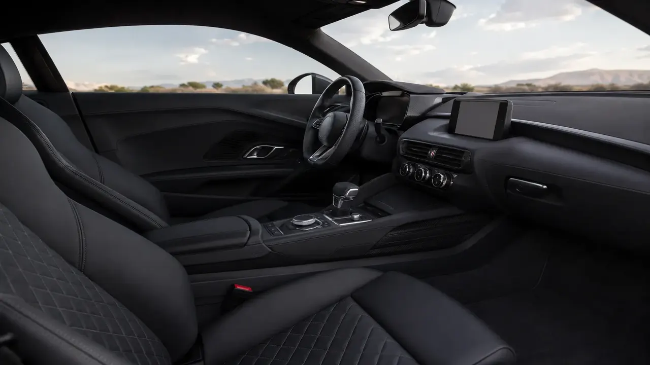 Audi R8 — interior