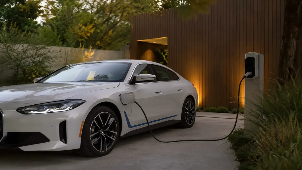 BMW i4 — charging