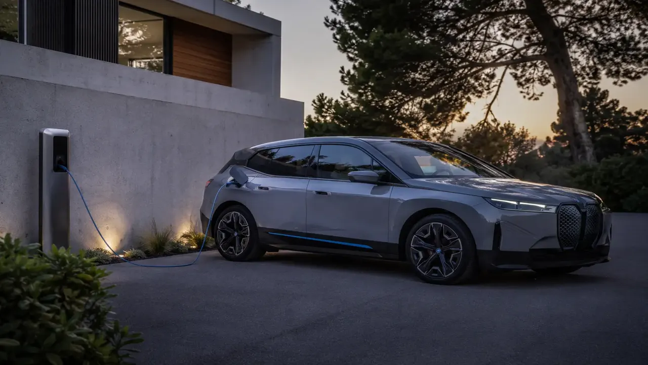 BMW iX — charging