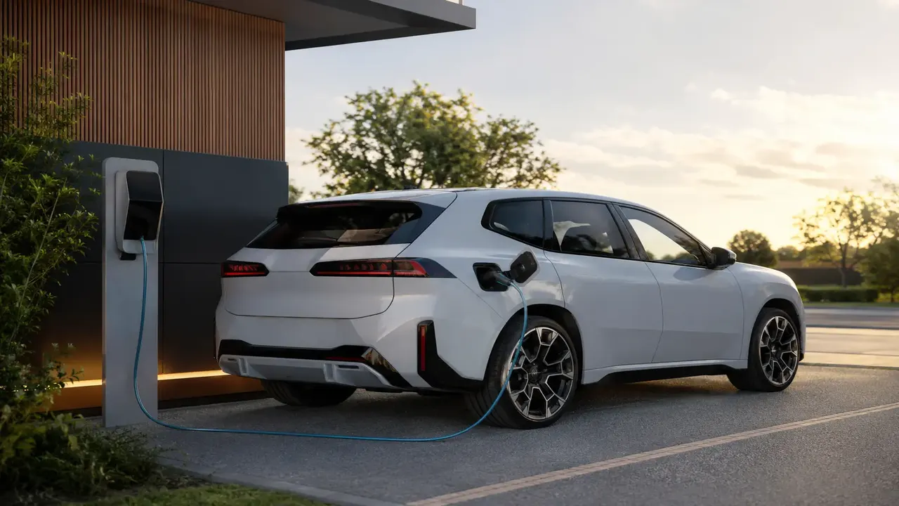BMW iX3 — charging