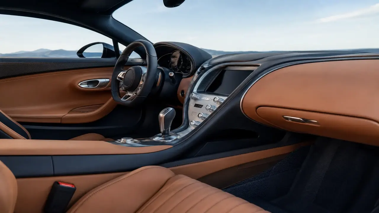 Bugatti Chiron — interior
