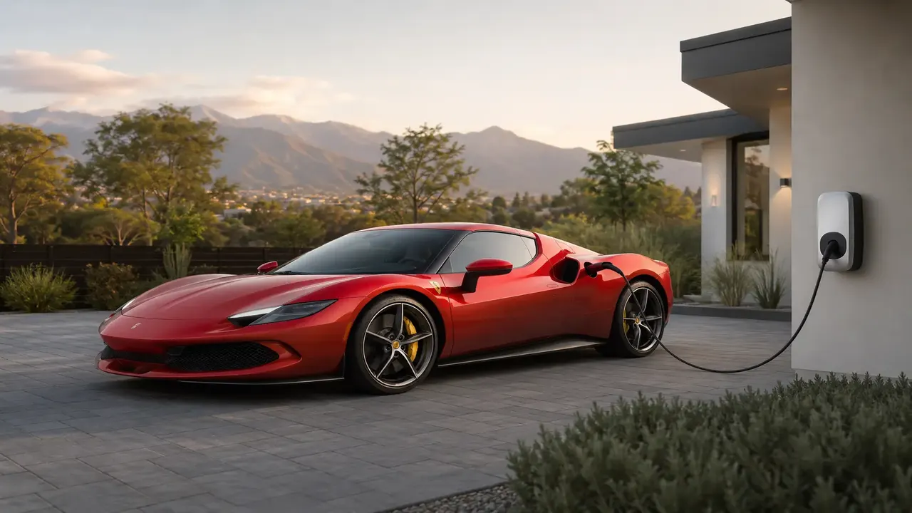 Ferrari 296 GTB/GTS — charging