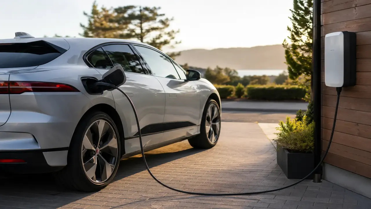 Jaguar I-Pace S — charging