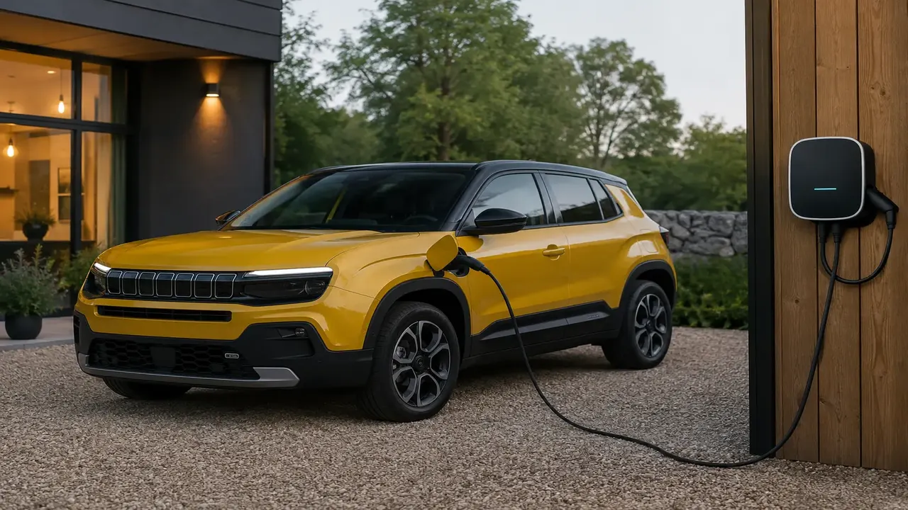 Jeep Avenger SE — charging