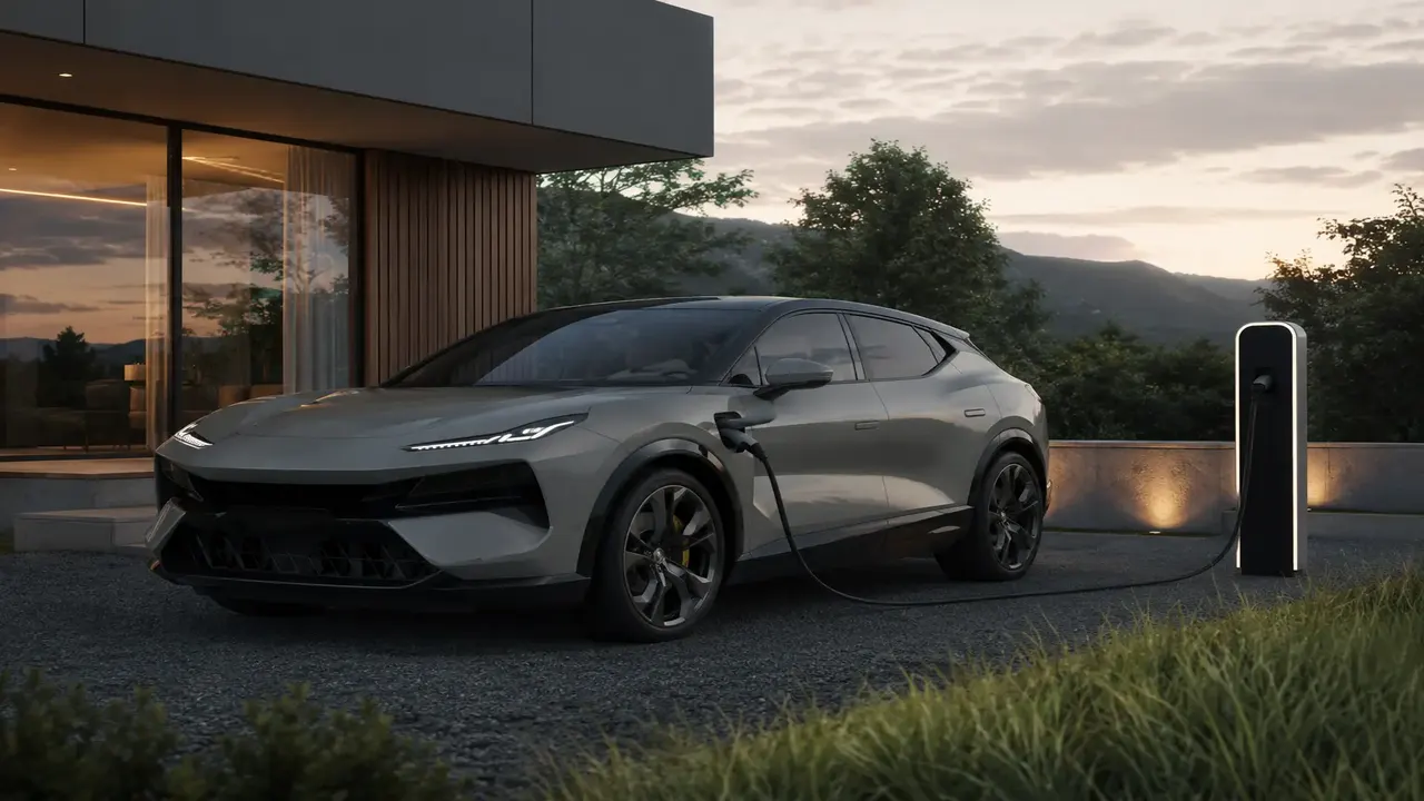 Lotus Eletre — charging