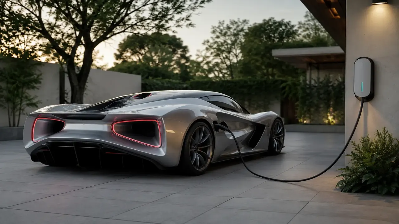 Lotus Evija — charging