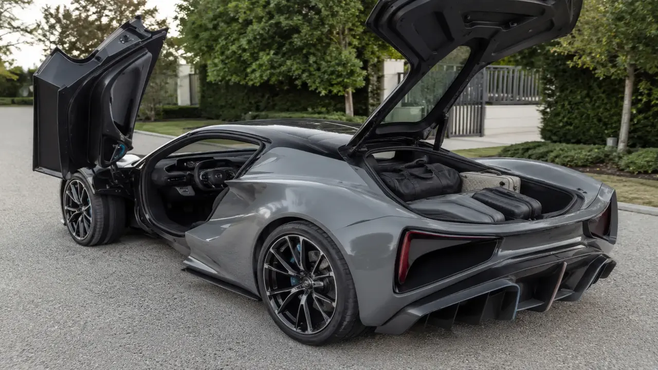 Lotus Evija — practicality