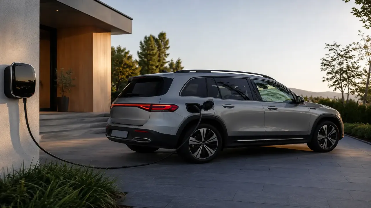 Mercedes-Benz EQB — charging