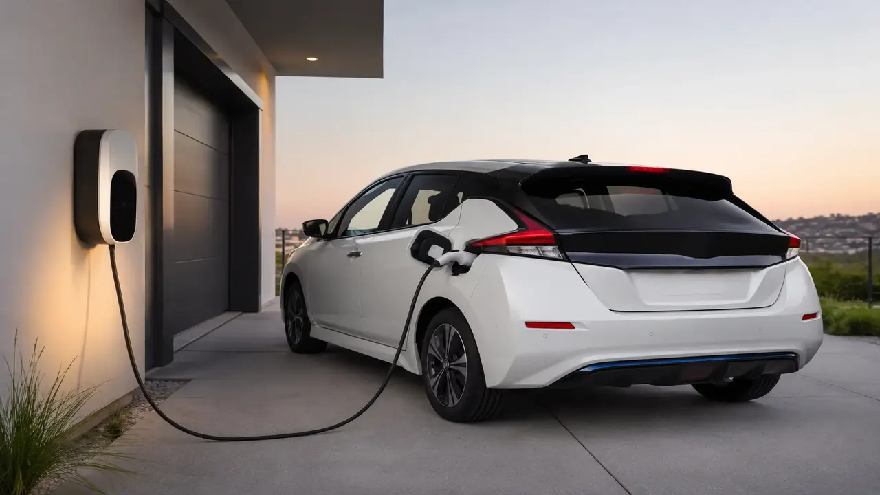 Nissan Leaf — charging