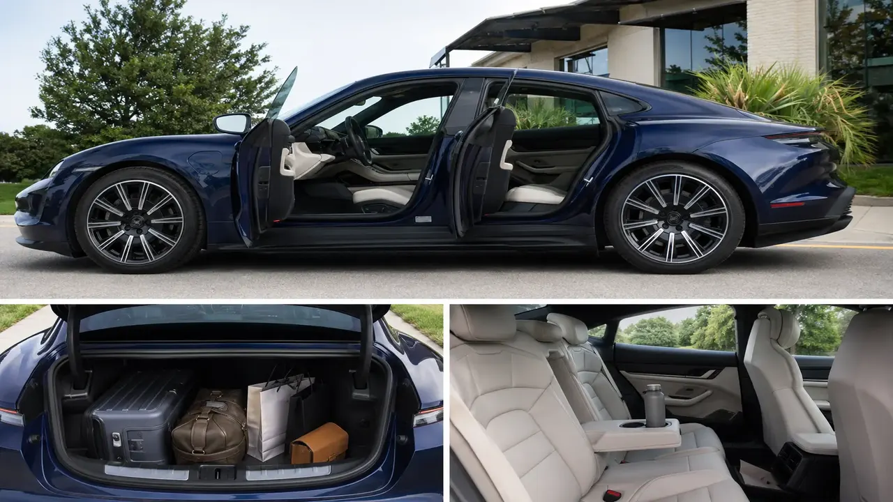 Porsche Taycan — practicality