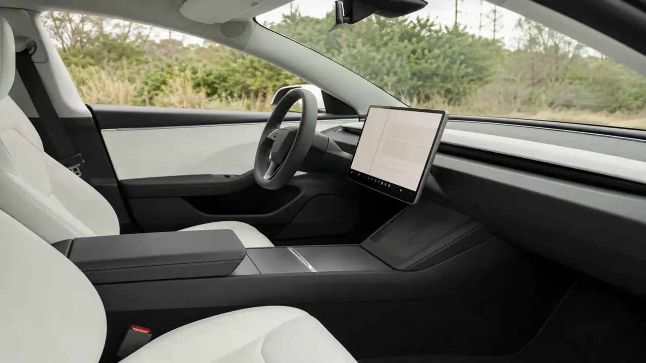 Tesla Model S — interior
