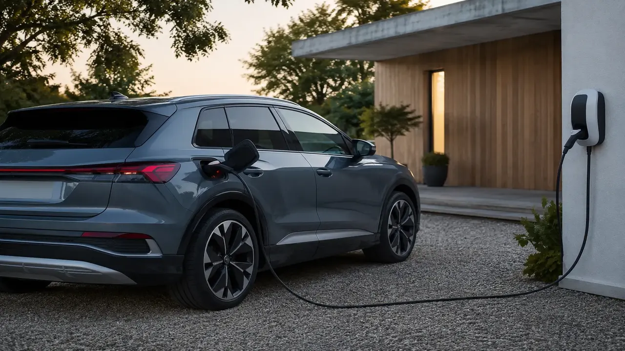 Audi Q4 e-tron — charging