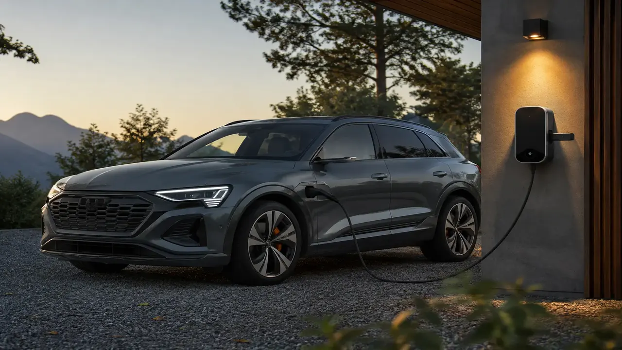 Audi Q8 e-tron — charging