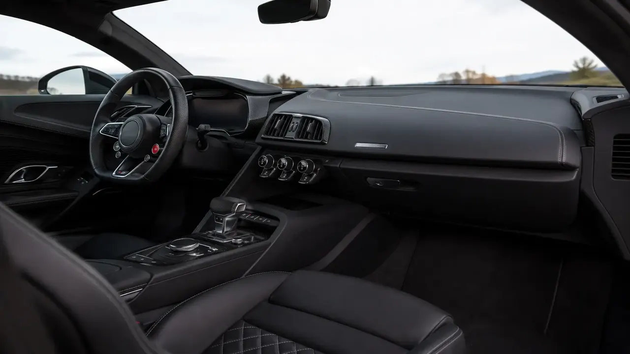 Audi R8 — interior