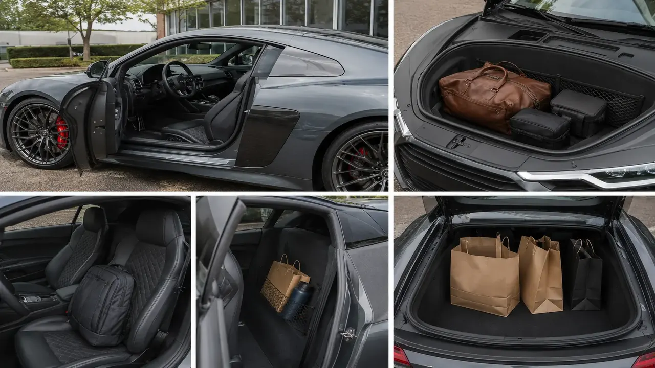 Audi R8 — practicality