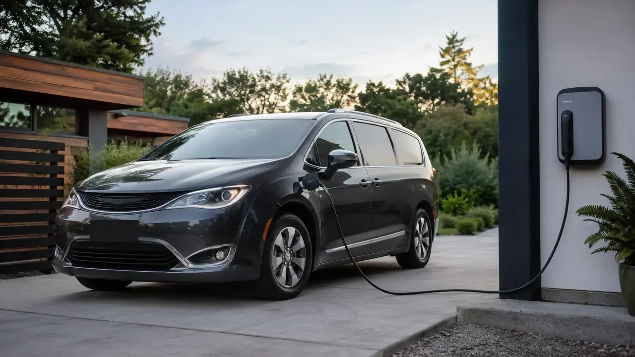 Chrysler Pacifica Hybrid — charging
