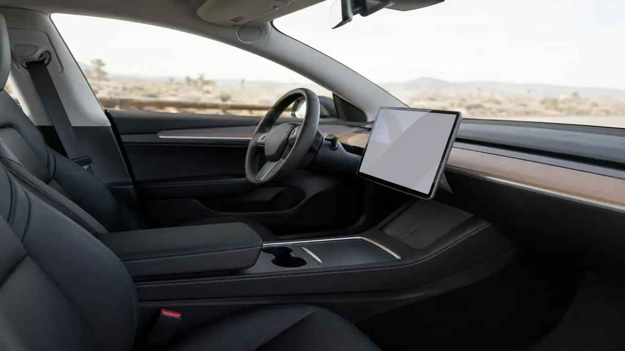 Tesla Model 3 Long Range AWD — interior