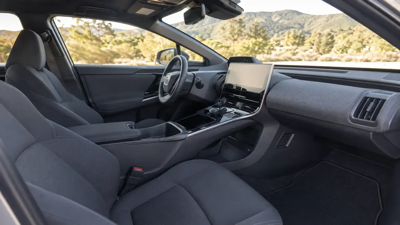 Toyota bZ4X Limited AWD — interior