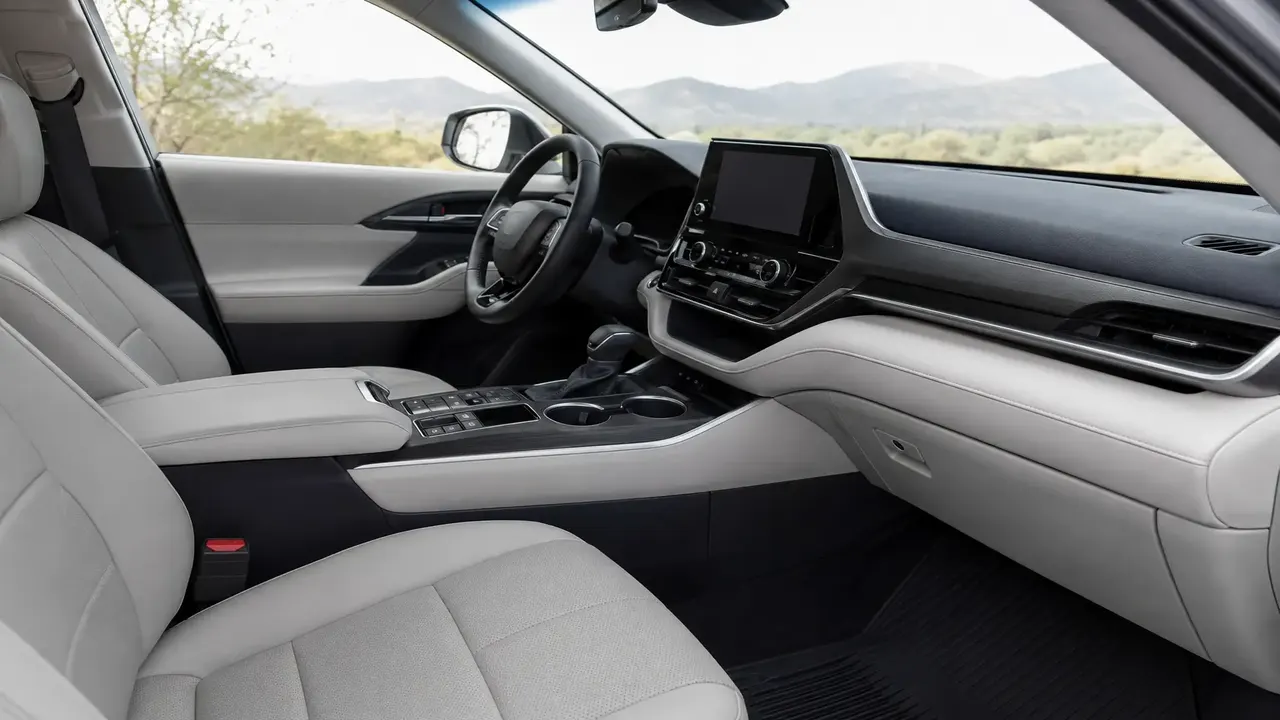 Toyota Highlander Hybrid Limited — interior